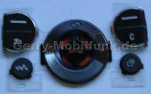 Navigationstasten schwarz SonyEricsson W580i original Tastenmatte Navigation, Men�tasten
