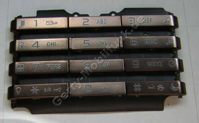 Tastenmatte braun SonyEricsson K770i original Tastatur vom Telefon