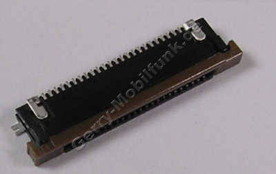 Konnektor Flachbandkabel SonyEricsson K510i original Anschluß vom Flachbandkabel auf der Platine
