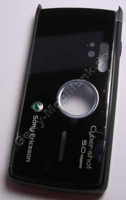 Unterschale schwarz/grün SonyEricsson K850i original Gehäusrahmen mit grünem Ring und Rahmen, Antennecover
