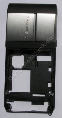 Unterschale schwarz SonyEricsson C905 original Gehäuserahmen, Gehäuseträger, Back cover incl. Kamerabdeckung mit Mechanik, Kameraschieber