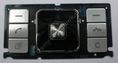 Navigations Tastenmatte silber SonyEricsson C905 original Tastatur der Menütasten, Navitasten, Joystick