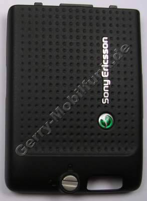 Akkufachdeckel schwarz SonyEricsson C702i original Batteriefachdeckel metallic black Akku-Cover