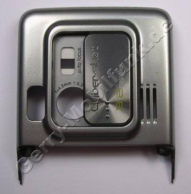 Antennencover schwarz SonyEricsson C702i original Abdeckung der Antenne mit Kameraverschluß, Kameraschieber, metallic black