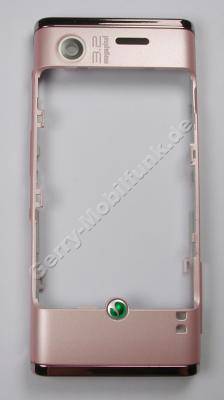 Unterschale pink, Geh�userahmen SonyEricsson W595i Backcover, Akkutr�ger peach pink