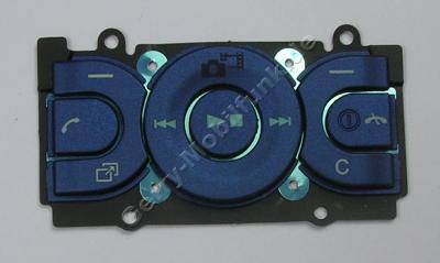Tastenmatte Men�tasten blau SonyEricsson W595i Navigationstasten Active blue Tastatur Men�