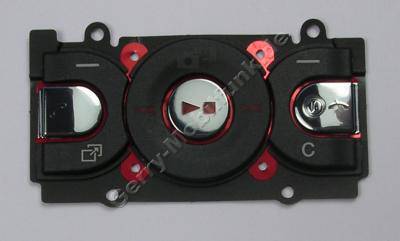 Tastenmatte Men�tasten schwarz SonyEricsson W595i Navigationstasten ruby black Tastatur Men�