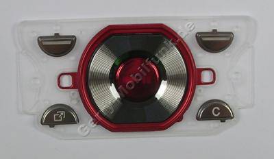 Men�tastenmatten rot SonyEricsson W995i original Tastenmatte Navitasten red