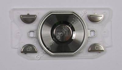 Men�tastenmatten silber SonyEricsson W995i original Tastenmatte Navitasten silver