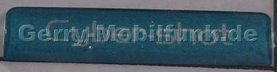 Logolabel SonyEricsson C702i Label zum Aufkleben blau/grün