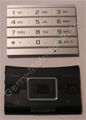 Tastenmatte schwarz J20i Hazel Tastatur f�r Men�tasten und normale Tastatur