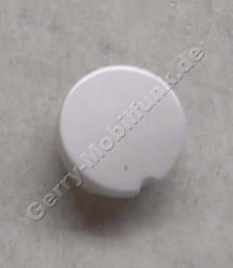 Abdeckung Antennenbuchse LG KG800 Chocolate wei�, original Antennenstopfen weiss
