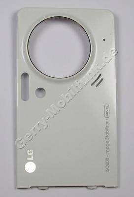 Akkufachdeckel wei� LG KU990 Viewty original Battery-Cover Batteriefachdeckel white, weiss