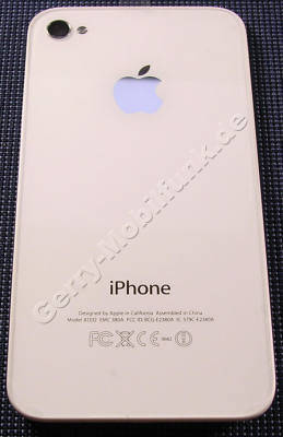 Akkufachdeckel weiss Apple iPhone 4 Geh�user�cken mit Kameralinse