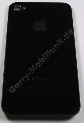 Akkufachdeckel schwarz Apple iPhone 4 Gehäuserücken mit Kameralinse