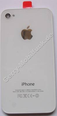 Akkufachdeckel weiss Apple iPhone 4S Geh�user�cken mit Kameralinse