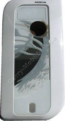 C-Cover (Rahmen) Nokia f�r Logo silver brush 7610 silber