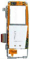 Geh�userahmen Nokia 9300 Rahmen mit Tastaturmodul, Schanier, Schanierklappen, Flexband