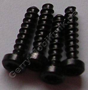 4 St�ck Schrauben schwarz 1,8 x 8,5 Nokia N90