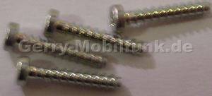 4 Schrauben Nokia 7260 1,8x10 mm Schrauben vom Geh�use