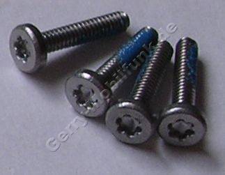 4 St�ck Schrauben 1,4 x 7mm Nokia 6131 original