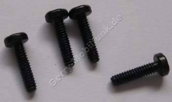 4 St�ck Schrauben 1,6 x 6,7 Nokia 6085 original Schrauben schwarz