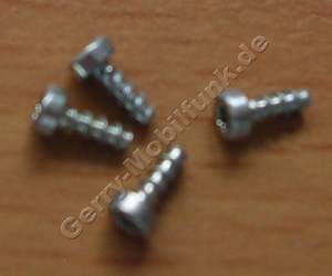 4 St�ck Schrauben 1,4 x 3,6 Nokia 7390 original Schraubensatz