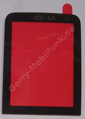 Displayscheibe Telefon Nokia E90 original Scheibe au�en, Displayglas mocca