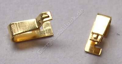 2 St�ck Kontaktfeder Nokia 3250 original C-Clip, Goldfarbiger Feder-Kontakt