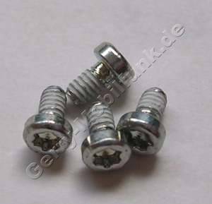 4 St�ck Schrauben 1,7 x 3,1 Torx6 Nokia N93i Schrauben vom Displaygeh�use