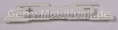 Lautst�rke Tastenmatte weiss Nokia 6300 original Tastatur, Laut/Leise wei�