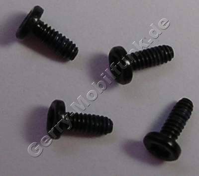 4 St�ck Schrauben 1,6x4,3mm Nokia N96 original Schraubenset der Unterschale