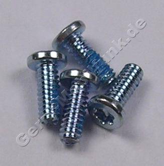 4 St�ck Schrauben 1,4 x 3,6  Nokia N97 original Schraubenset der Unterschale