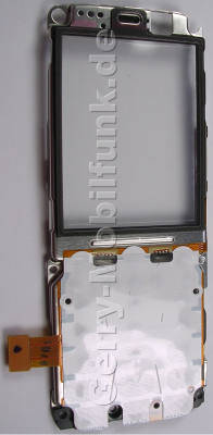 Tastaturmodul Nokia C5 original Displayrahmen mit Lautsprecher und Tastaturfolie