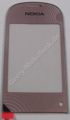 Displayscheibe innen pink Nokia 3710 fold original gro�e Displayscheibe, Displayfenster