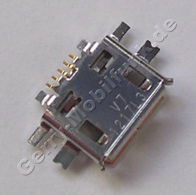 Micro-USB Konnektor 5 polig Nokia E6-00 original Anschlu�buchse Datenkabel L�tbauteil