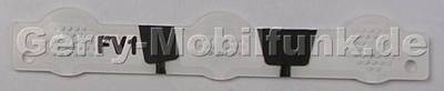 Tastaturfolie Men�tasten Nokia 603 original Domesheet vom Tastaturmodul