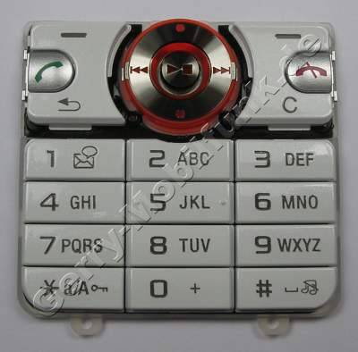 Tastenmatte SonyEricsson V630i weiss original Ersatzteil Tastatur wei�